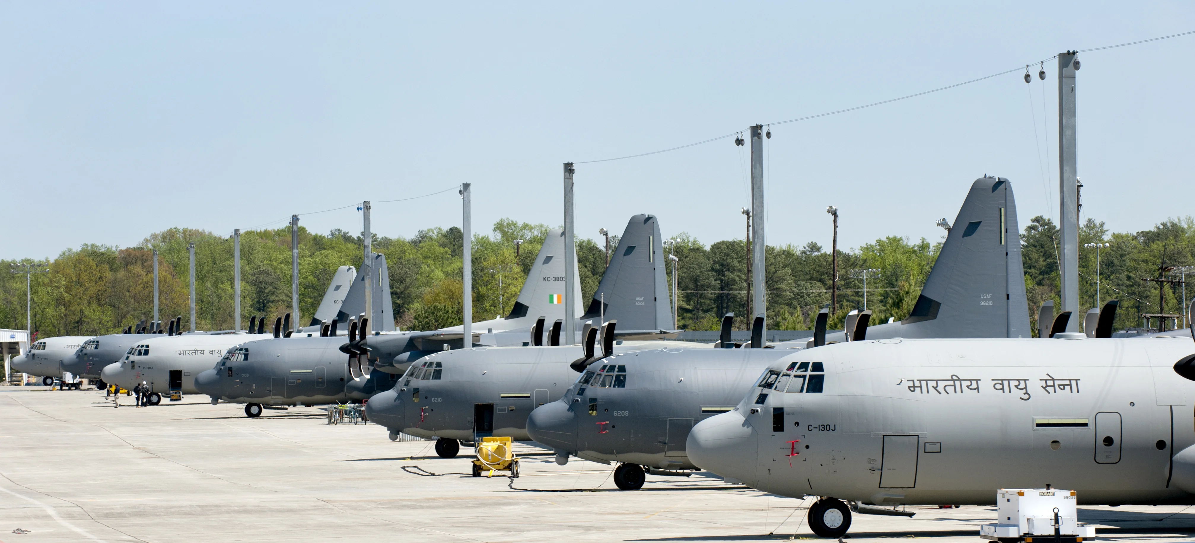 MP11-xxxx C-130Js on Flightline