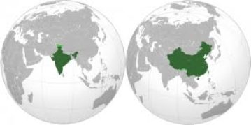 GlobesIndiaChina